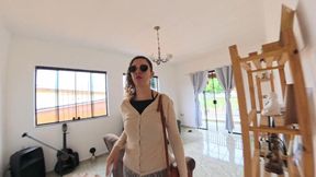 The anal exam of the little blind patient.