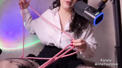 Mommy's Basement Handjob Chokes You On Thick Cream With Big Tits And Dirty Talk Femdom ASMR