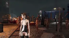 Sexy Fallout 4 Slave Endures BDSM Bondage & Punishment In AnimeFashion Style