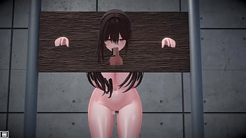 [Gameplay] Deep Throat Blowjob in basement Hentai Game