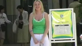 Hot Solo Model Enjoys Explicit Public Pleasure in Real-Life Video Recordings