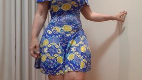 vestidinho florido q saio pra dar uma volta ao shopping provocar os macho