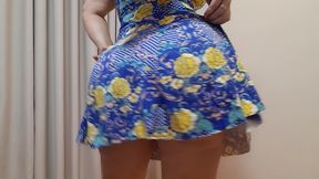 vestidinho florido q saio pra dar uma volta ao shopping provocar os macho