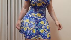 vestidinho florido q saio pra dar uma volta ao shopping provocar os macho