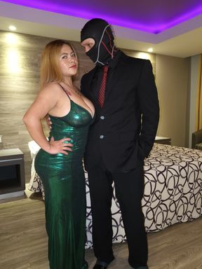 My bodyguard fucks me with his huge cock