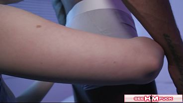 Zaddy2x On His Knees While Blake Blossom'_s Mouth Full Of Cum Rims Him!