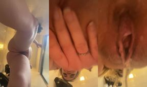 Golden shower POV where I piss all over your face and mouth