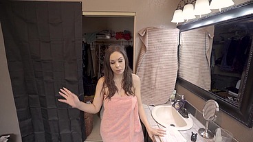 FRENCH STEPMOM SHOWERING WITH - Part3- ImMeganLive x WCA