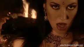 Feeling Sensual With Beautiful With Seduction - Indian Lady