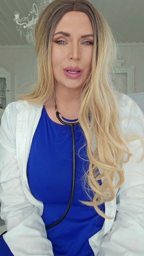 School doctor teaches students about the female body