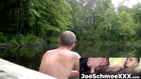 Joe can't resist sucking straight guy Eric's delicious dick