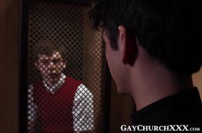 My immoral sins get cleaned from through priest Jonah Wheelers blessed cum