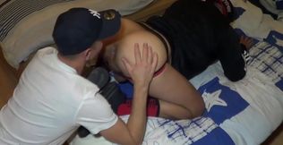 Holding the camera and recording the two horny men