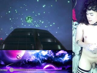 Realm hearts three Cute Trans Catgirl Gamer Succubus Streams Games During the time that Viewers Control her Sextoy