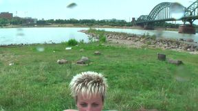 Milf slut fisted outdoors
