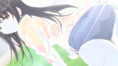 Young and horny black haired anime MILF explores her body with men and gets a massage