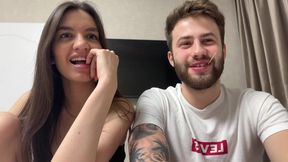 Teen Camgirl - Homemade couple show on webcam