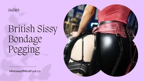 British Sissy Bondage Pegging