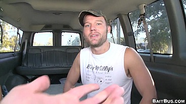BAITBUS - Steven Daigle Is On The Lookout For Some Straight Dick And Finds Dan Hyde