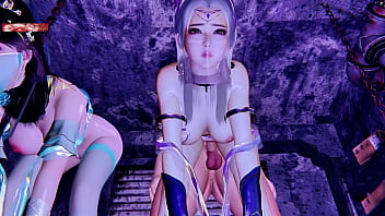 Threesome She Moves Like Magic: 3D Temptress