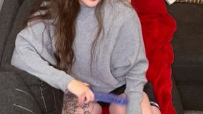 Dildo Blowjob & Fucking Myself