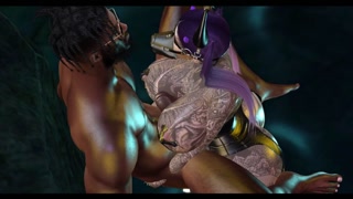 Fucking with a Gorgeous FUTANARI (Dog mask)