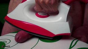 XdreamsTV - Holly's Cum On Ironing Board Handjob