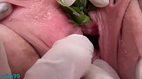 Nettles in Peehole Urethral Insertion Nettles &amp_ Fisting Cunt