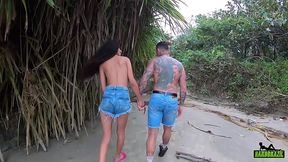 fudendo uma novinha de apenas 18 anos na praia de monguaga - manoella fernandes - jhonny gab