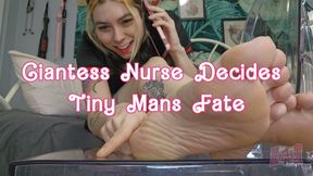 Giantess Nurse Decides Tiny Man s Fate