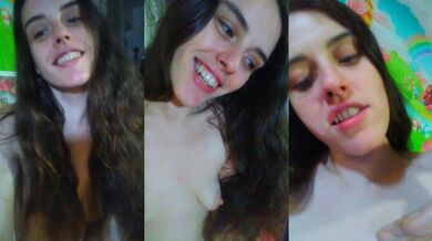 Herbalist exhibitionist witch gets cosmic with her turmeric tongue