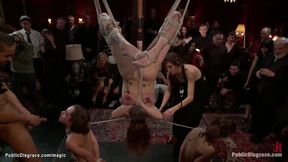 Public BDSM with James Deen and Remy LaCroix at Princess Donna Dolore's