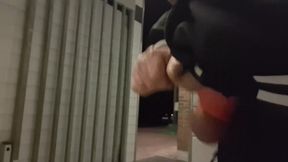 Nice at night in public at a rest area