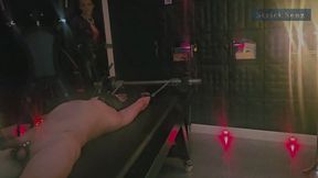 Stina Stone Mercyless Stretching on the Rack by Mistress in Leather Gloves Wristwatch Bondage Racked Part 2