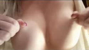 Puffy nipple and beautiful tits worshipping