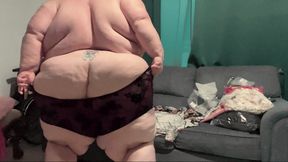 Fatter than Ever Lingerie & Clothing Try-On Part 1 SD