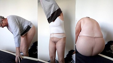 Bis auf Strumpfhose ausziehen beim Date