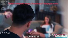 Madre-in-law's secret blowjob leads to doggy style and facial