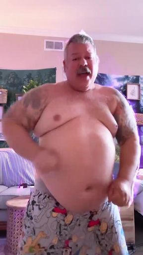 Belly mustache go hand in hand