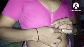 Indian Telugu hot village honey bhaby soking and faking with har hasbend
