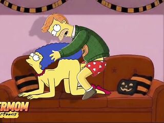 Top-10 Cheating Marge Simpson. Best Cartoon Compilation. Porn Parody Animation