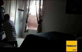 Latin Handyman Sucks Amateur Dick