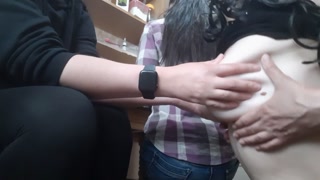 A stranger came to our house to cum with dirty talk - IkaSmokS