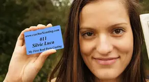 Silvia first real porn casting