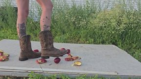 Apples boot stomping