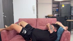 Sister Returns Home Hot and Gets Relieved with Intense Action