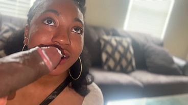 Omg daddy I can’t function with your big black cock in my mouth lol I love sucking dick