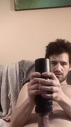 Got a New Thrusting Stroker, Was Pretty Fun and Powerful Cum