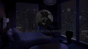 Car Toon In Coges Con Tu Novio En Noche De Viaje - Asmr Audio Roleplay