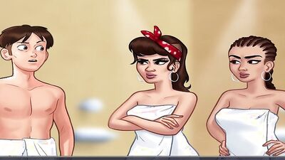 Neighbor bangs naughty housewife in a cartoon hentai video